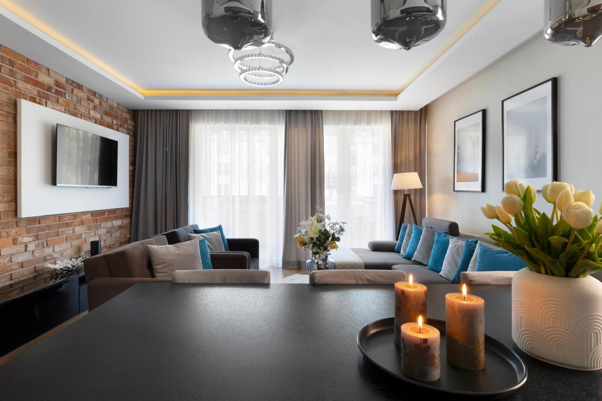 Elite Apartments Downtown Premium Gdansk Bagian luar foto